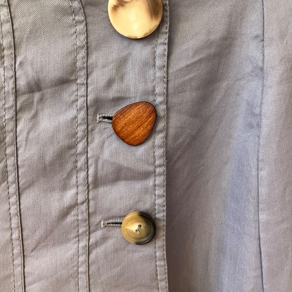 MANGO Pleated Wrap Midi Skirt – Periwinkle Blue  Feminine Classic Style size sm - Picture 4 of 9